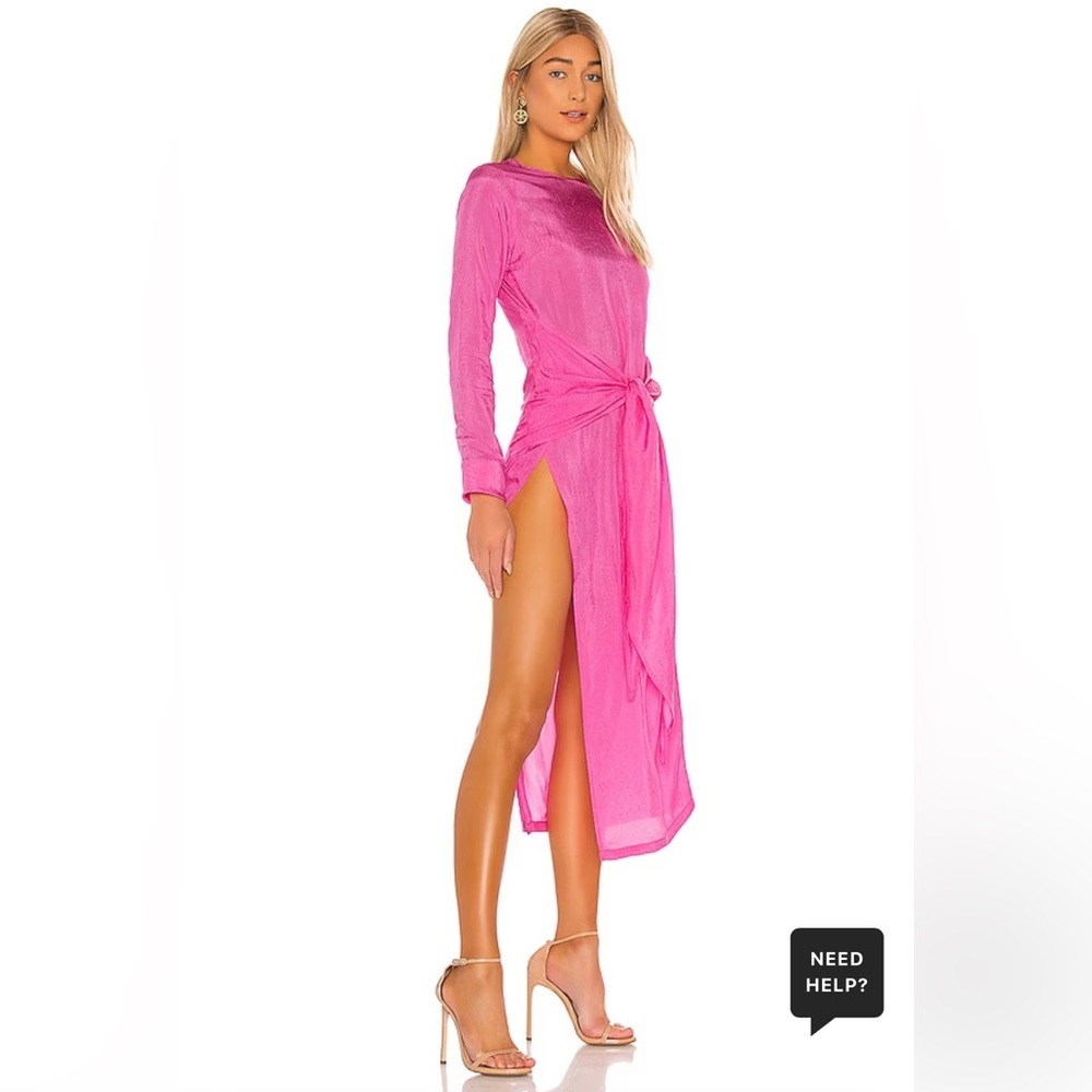Atoir The Paris Dress in Shocking Pink - Picture 2 of 5
